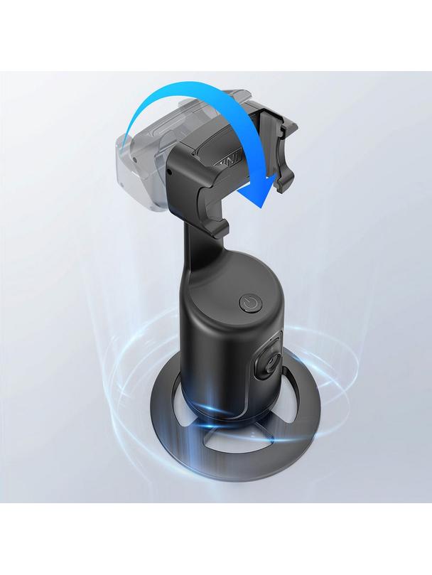 Uchwyt biurkowy z inteligentnym rozpoznawaniem twarzy i gestów P1 czarny