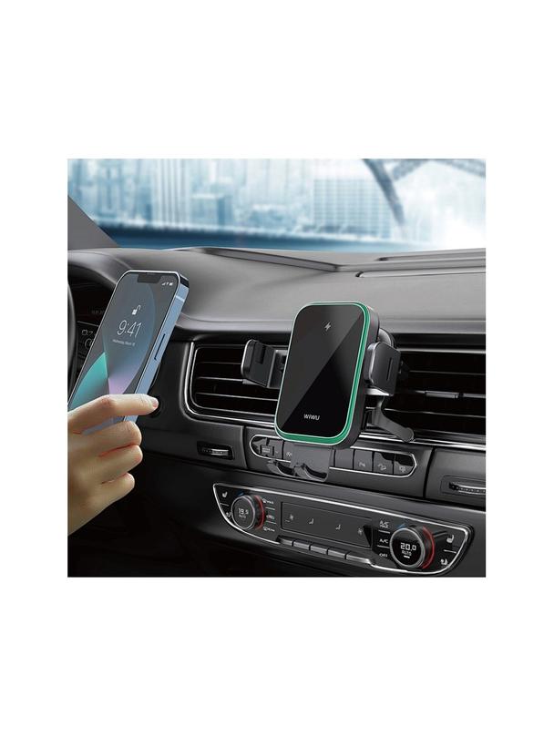 WiWU - Uchwyt samochodowy CH313 na kratkę wlotu z ładowaniem bezprzewodowym 15W