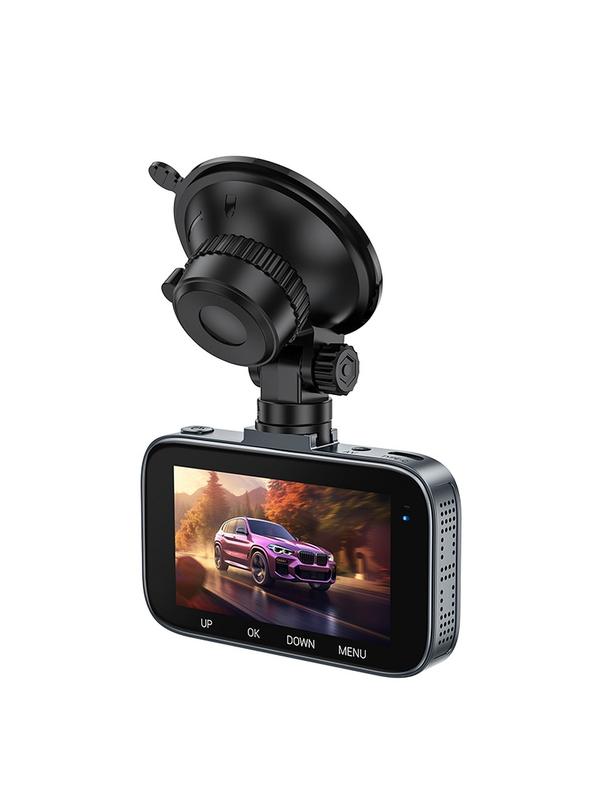 Kamera samochodowa Hoco z wyświetlaczem 3" 1080P/30fps DV5 stalowo szara