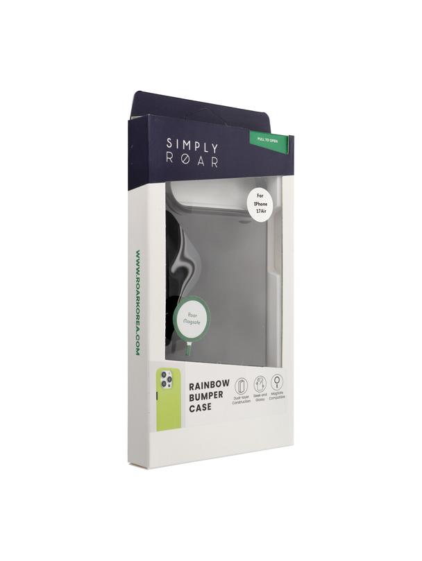 ROAR futerał RAINBOW BUMPER kompatybilny z MagSafe do IPHONE 17 Air czarny