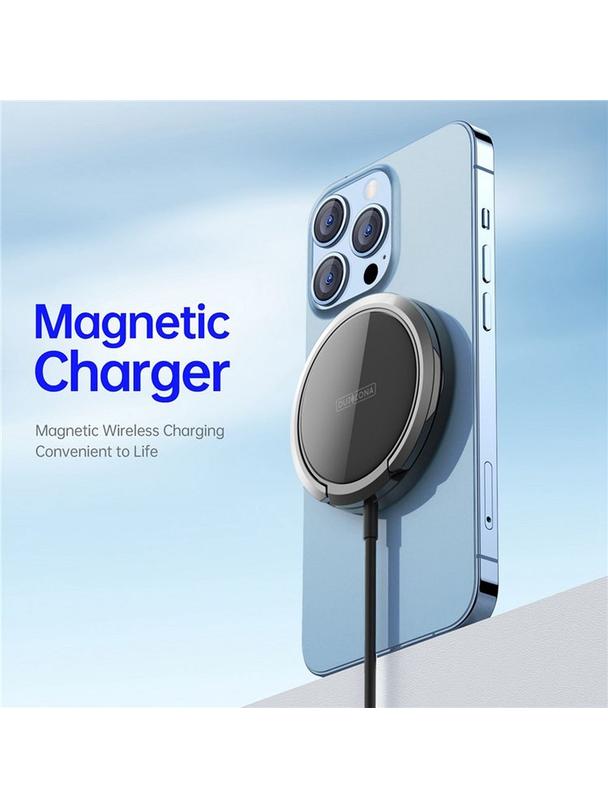 DUZZONA W1 - ładowarka indukcyjna kompatybilna z MagSafe 15W czarna