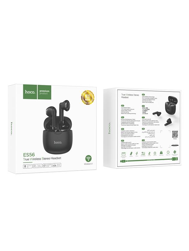 Słuchawki bezprzewodowe douszne Hoco TWS ES56 czarne