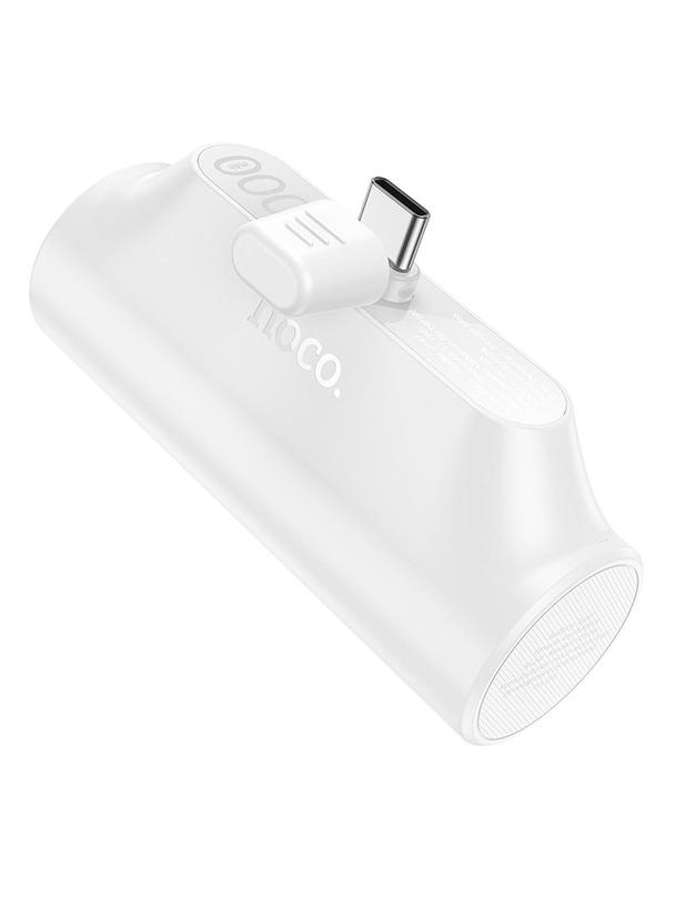 Powerbank Hoco 3000 mAh z wbudowanym złączem USB C J147 biały