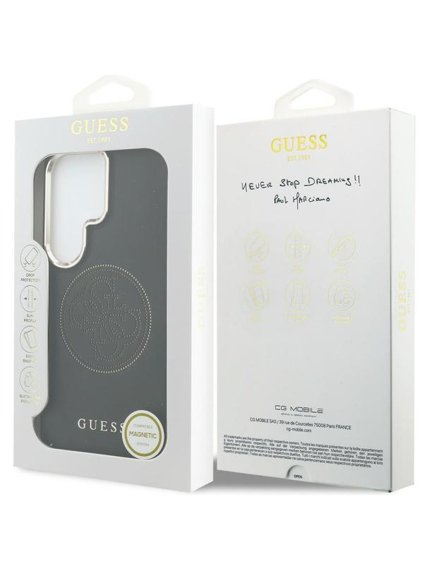 GUESS futerał do SAMSUNG S26 Ultra GUHMS26L5PG4SRGK (Perforated Logo MagSafe) czarny