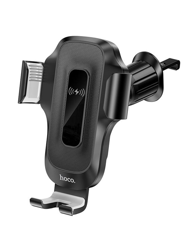 Uchwyt na telefon do samochodu indukcyjny Hoco 15 W do kratki HW2 czarny