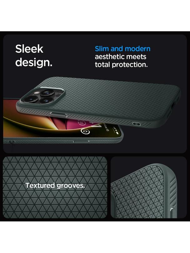 SPIGEN futerał LIQUID AIR do IPHONE 15 Pro Max abyss green
