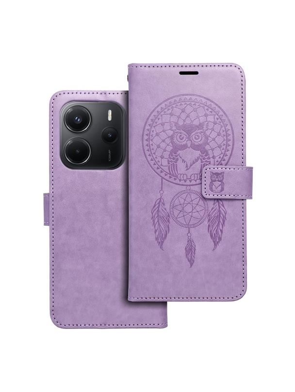 Kabura MEZZO Book do XIAOMI Redmi Note 14 5G łapacz snów fioletowy