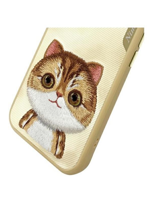 NIMMY futerał BIG EYED PET 2.0 Cat do IPHONE 15 khaki