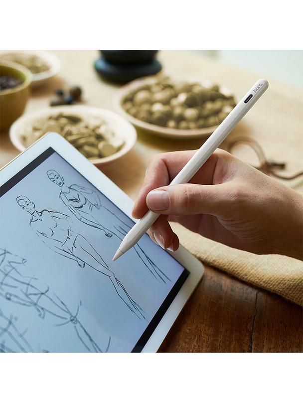 Rysik do iPada aktywny Hoco z funkcją przeciw zgubieniu 130 mAh GM112 biały