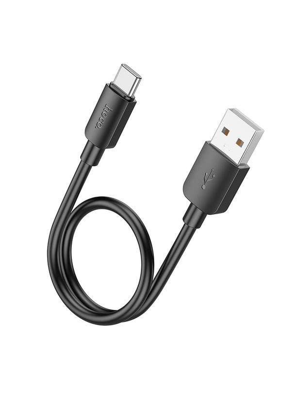 Kabel USB A do USB C Hoco PD 2,4A 27W 0,25 m X96 czarny