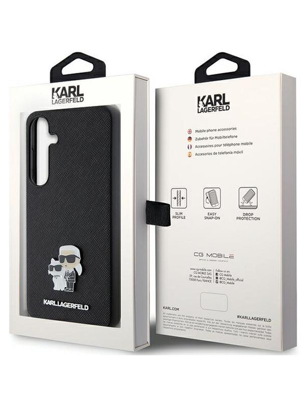 KARL LAGERFELD futerał do SAMSUNG S24 Plus KLHCS24MPSAKCMPK (SAFFIANO KC PIN) czarny