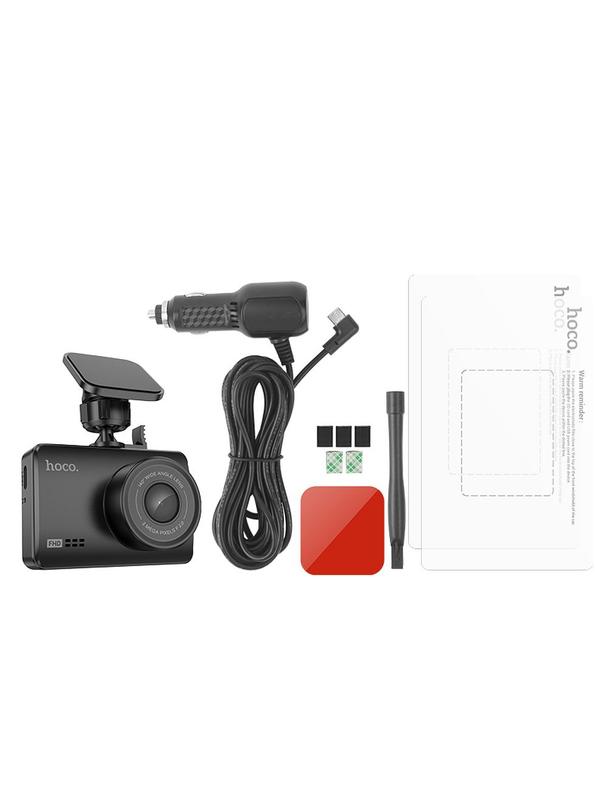 Kamera samochodowa Hoco z wyświetlaczem 2,45" 1080P/30fps DV2 czarna
