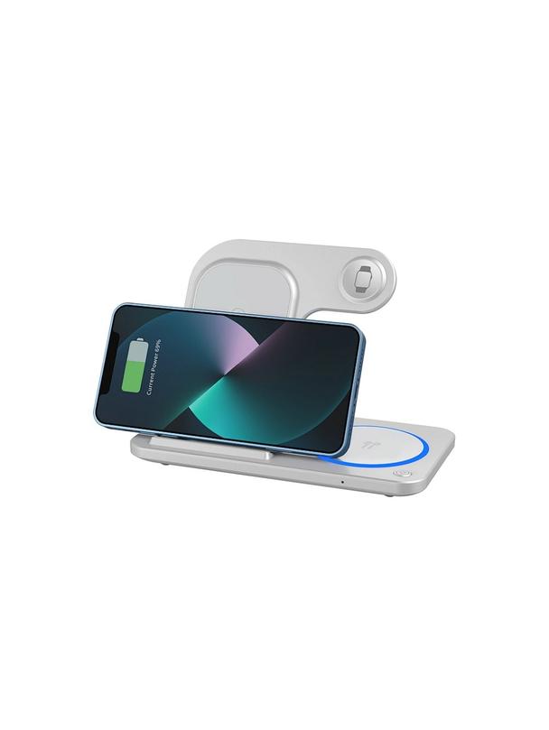 WiWU - Ładowarka bezprzewodowa składana 3w1 15W Wi-W020