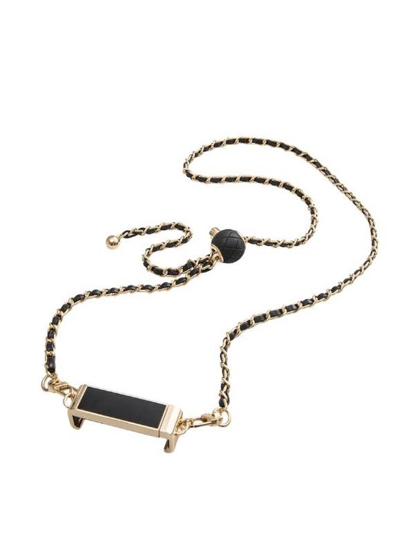 Łańcuch / Smycz z uchwytem GLAMOUR wszystkie modele max 80mm szer. CZARNY