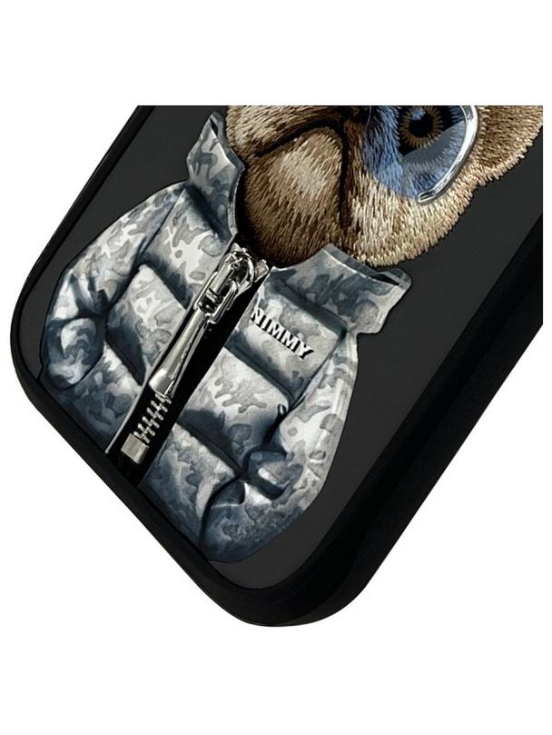 NIMMY futerał COOL&CUTE 2.0 Dog do IPHONE 16 Pro czarny