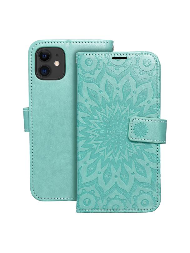 Kabura MEZZO Book do IPHONE 11 mandala zielony