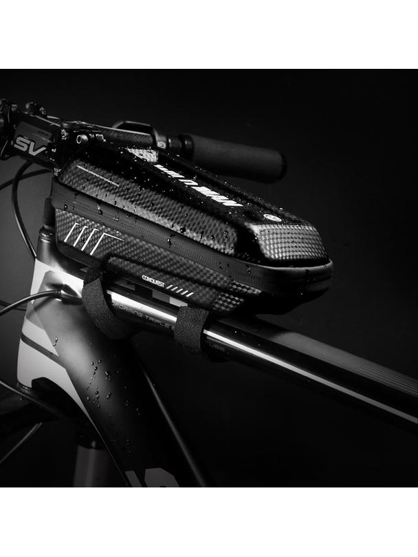 WILDMAN sakwa rowerowa na ramę na zamek 1L E5S czarna