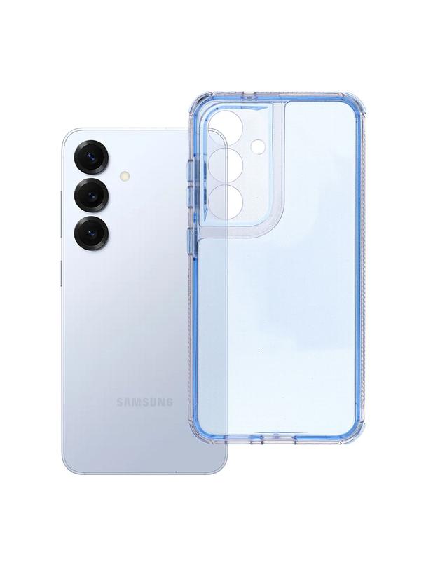 Futerał do Samsung S25 Matrix Clear niebieski