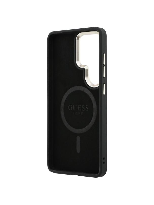 GUESS futerał do SAMSUNG S26 Ultra GUHMS26LP4MSEGCK (4G Embossed Ring MagSafe) czarny