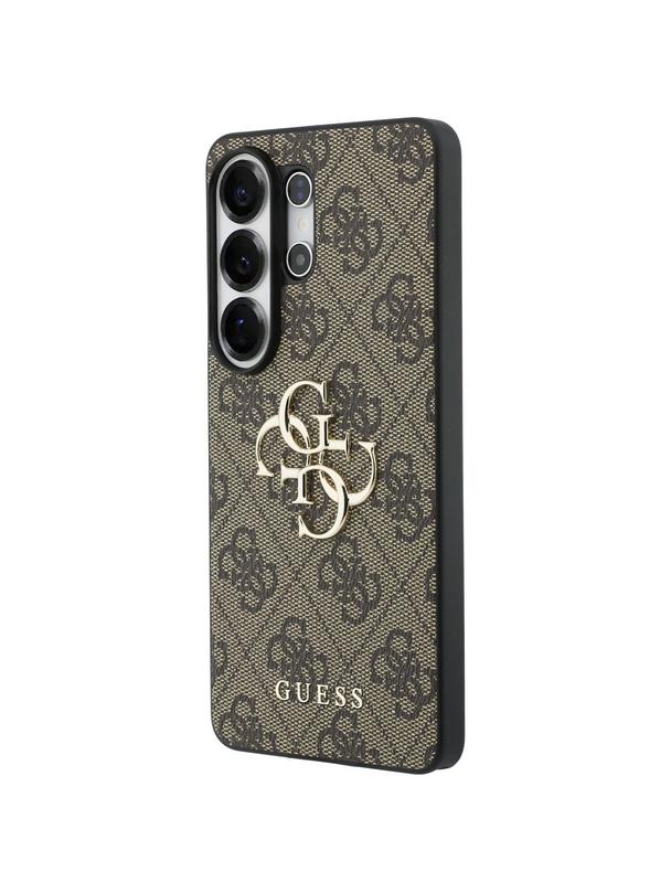 GUESS futerał do SAMSUNG S26 Ultra GUHCS26L4GMGBR (4G Big Metal Logo) brązowy