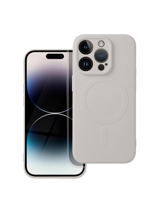 Futerał SILICONE MAG COVER kompatybilny z MagSafe do SAMSUNG A56 tytanowy szary