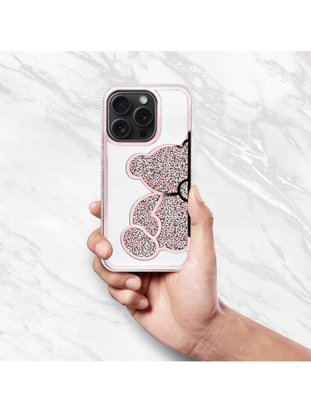 Futerał TEDDY BEAR do IPHONE 16 Pro Max różowy
