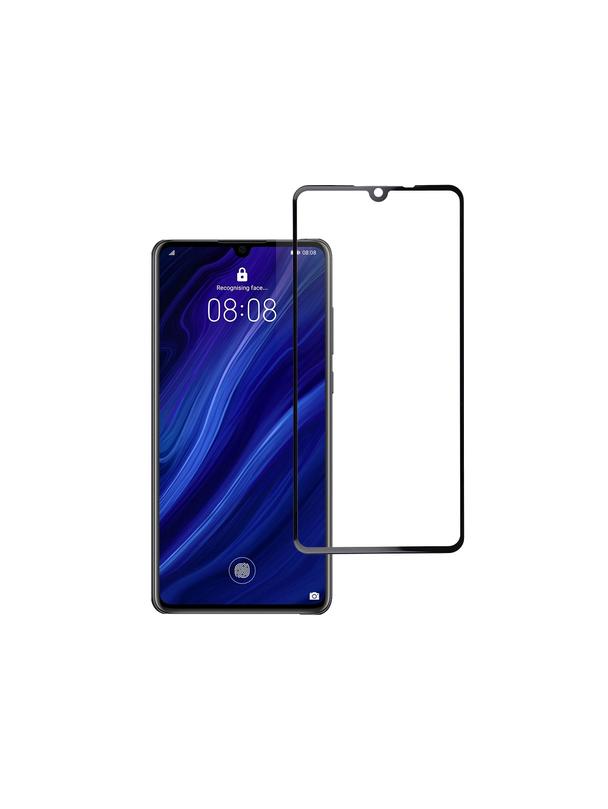 Szkło hartowane do Huawei P30 (full glue / case friendly) Blue Star 5D czarne