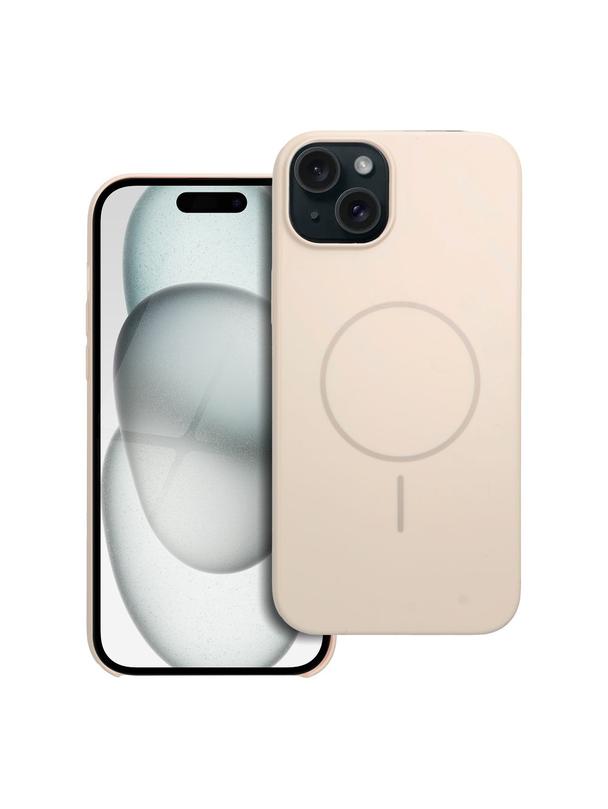 Glossy Mag Cover kompatybilny z MagSafe pasuje do IPHONE 15 PLUS biały