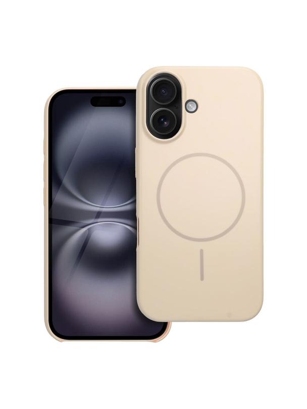 Glossy Mag Cover kompatybilny z MagSafe pasuje do IPHONE 16 biały