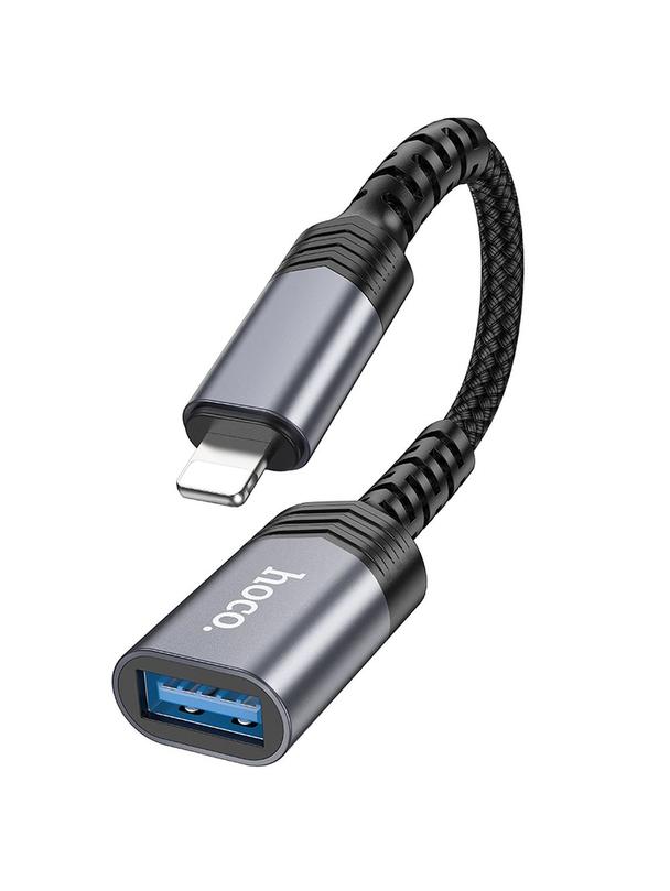 Adapter Lightning do USB A Hoco UA24 czarny