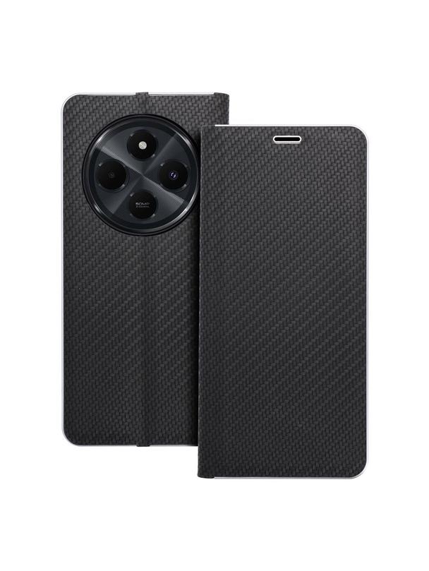 Kabura LUNA Book Carbon do XIAOMI Redmi 14C czarny
