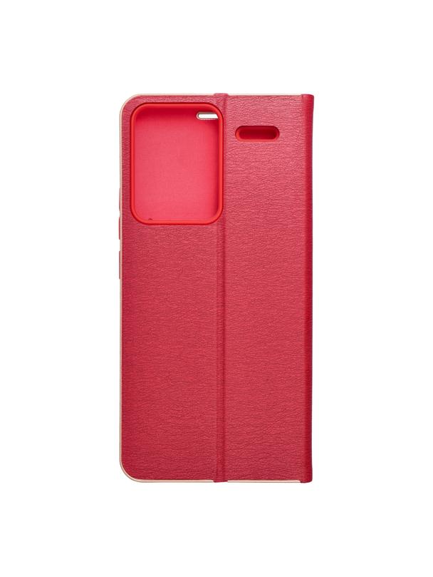 Kabura LUNA Book Gold do XIAOMI Redmi Note 13 PRO Plus 5G czerwony