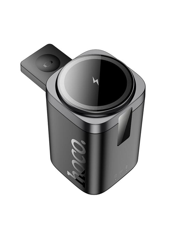 Ładowarka indukcyjna Hoco 6w1 PD QC 65W kompatybilna z Apple Watch CQ20A czarna