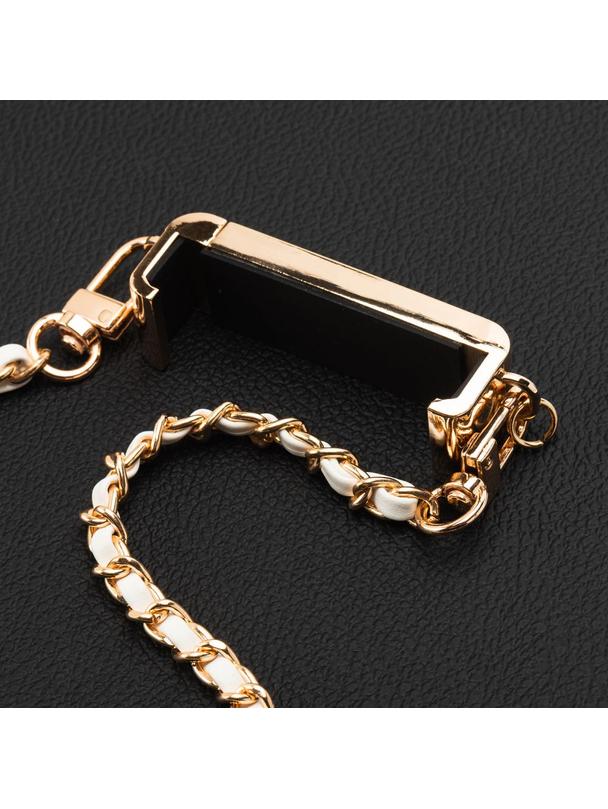 Łańcuch / Smycz z uchwytem GLAMOUR wszystkie modele max 80mm szer. BIAŁY