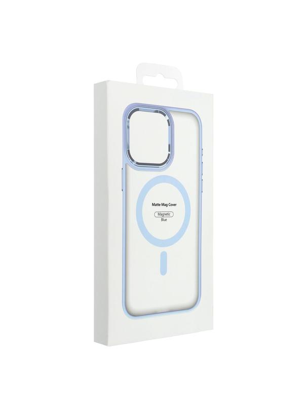 Futerał MATTE MAG COVER kompatybilny z MagSafe do IPHONE 14 niebieski