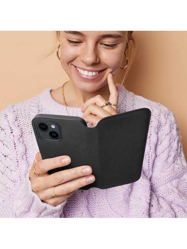 Kabura do IPHONE 16 Dual Pocket Book czarny