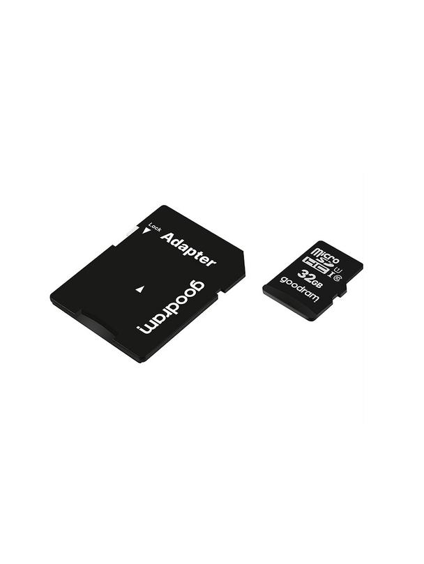 GOODRAM karta pamięci microSD 32GB 100MB/s class 10 UHS I z adapterem SD