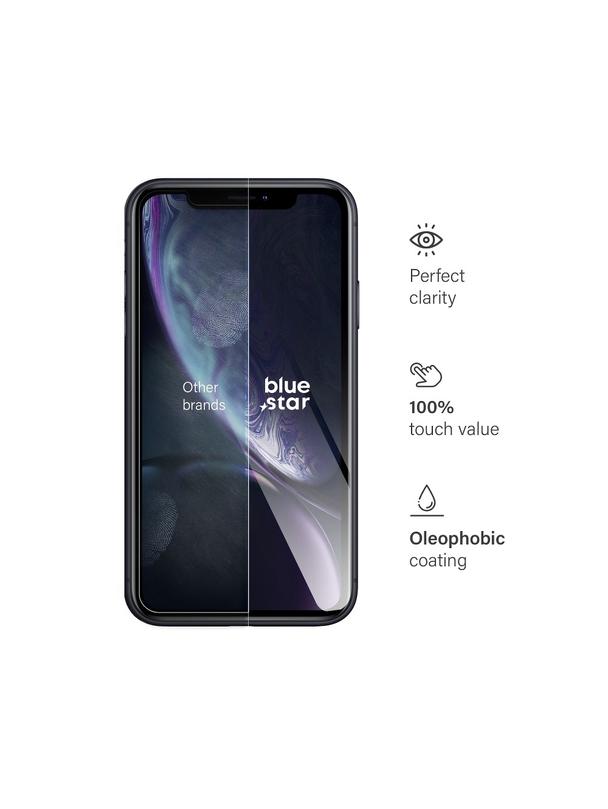 Szkło hartowane do iPhone XR / 11 Blue Star