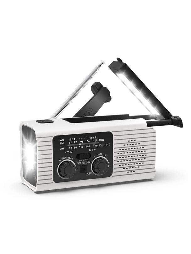 PRISTAR radio FM z latarką 4000 mAh YX318 białe