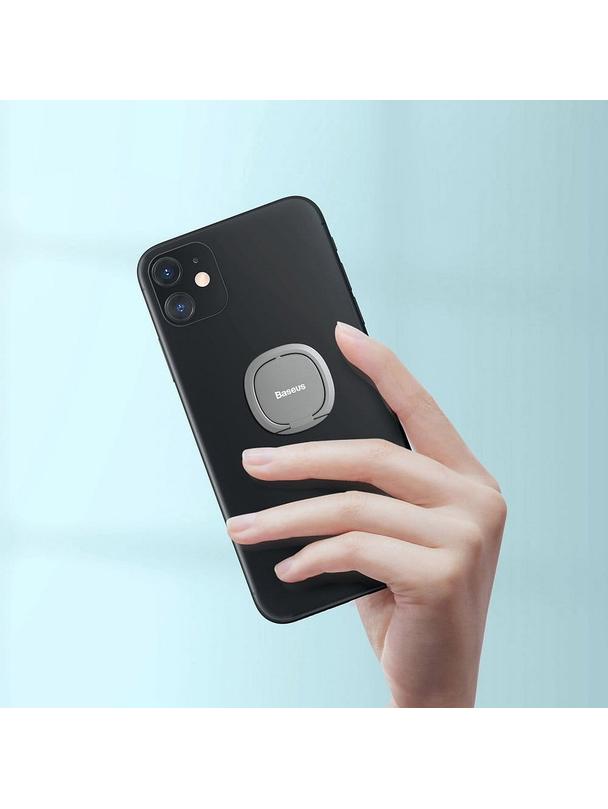 BASEUS uchwyt ring do telefonu SUYB-0S srebrny