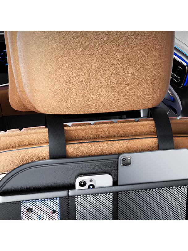 Organizer samochodowy na fotele przednie z przegródkami D03 czarny