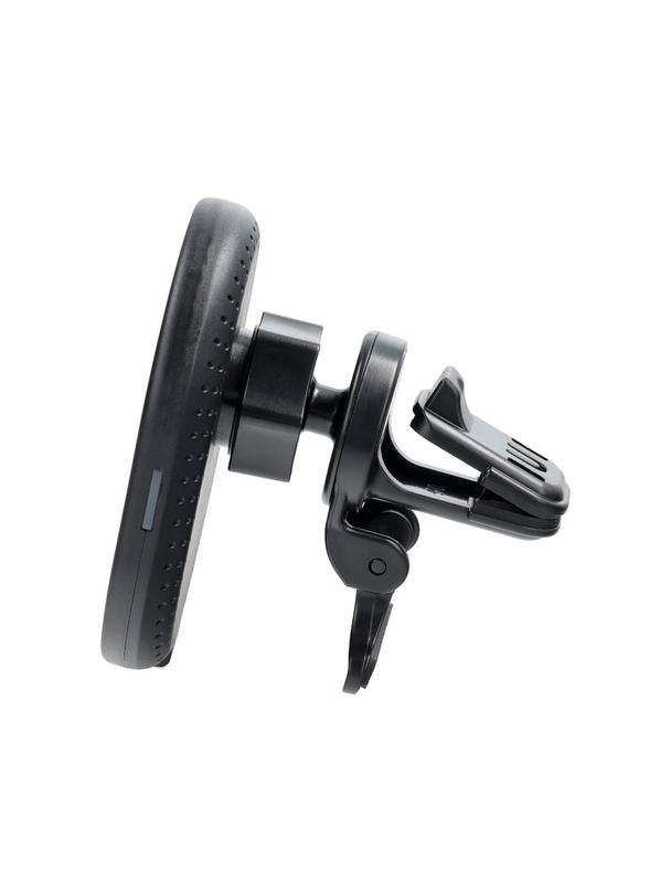 Uchwyt samochodowy magnetyczny do kratki z ładowaniem indukcyjnym kompatybilny z MagSafe 15W D8 czarny