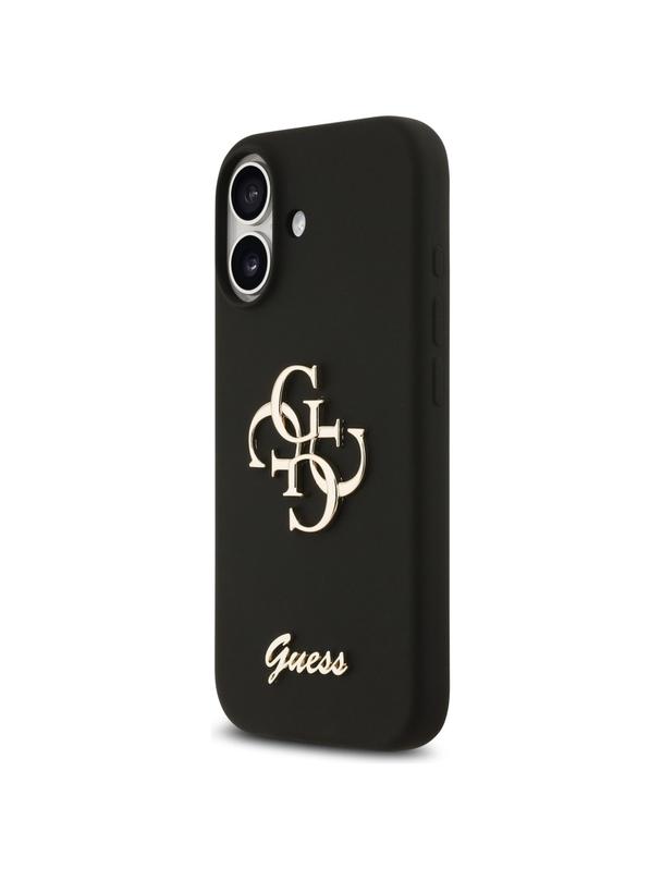 GUESS futerał do IPHONE 17 GUHCP17SSC4GSMK (Silicone W/ Big 4G Script) czarny