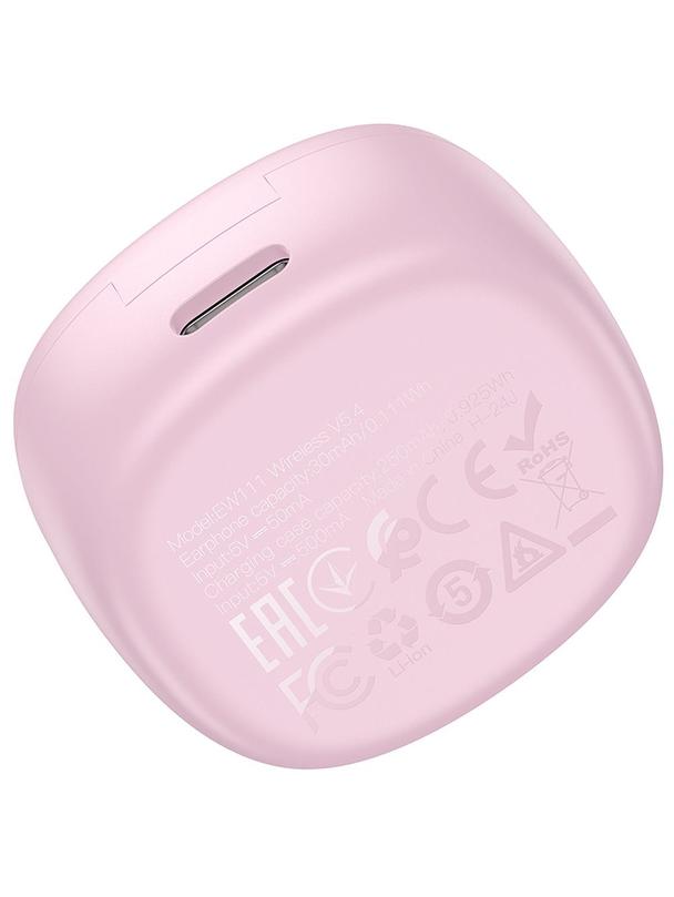 Słuchawki bezprzewodowe douszne Hoco TWS dla dzieci EW111 różowe