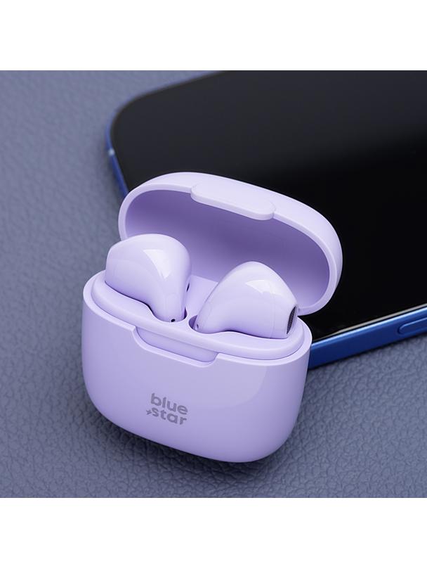 Słuchawki bezprzewodowe douszne Blue Star FI7 TWS fioletowe