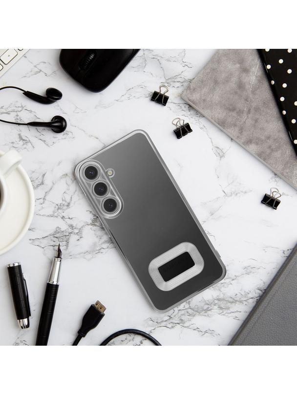 Futerał GLAM do SAMSUNG A15 5G / A15 4G srebrny