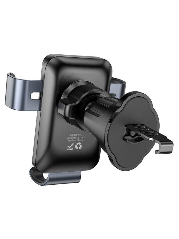 Uchwyt na telefon do samochodu grawitacyjny Hoco do kratki H70 czarny