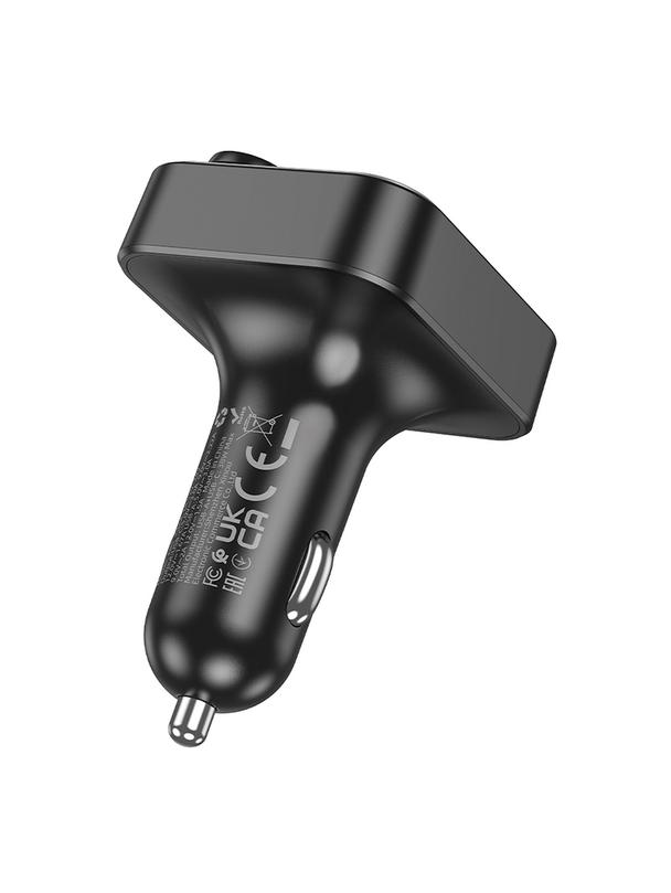 Transmiter samochodowy bluetooth Hoco QC3.0 PD 20W E85 czarny