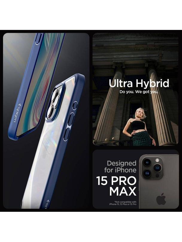 SPIGEN futerał ULTRA HYBRID do IPHONE 16 Pro Max navy blue