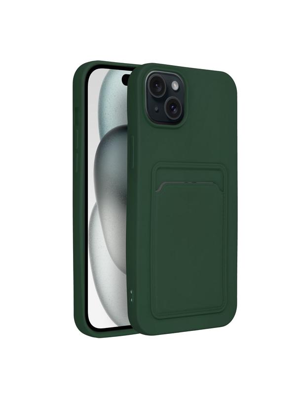 Futerał CARD CASE do IPHONE 15 Plus zielony